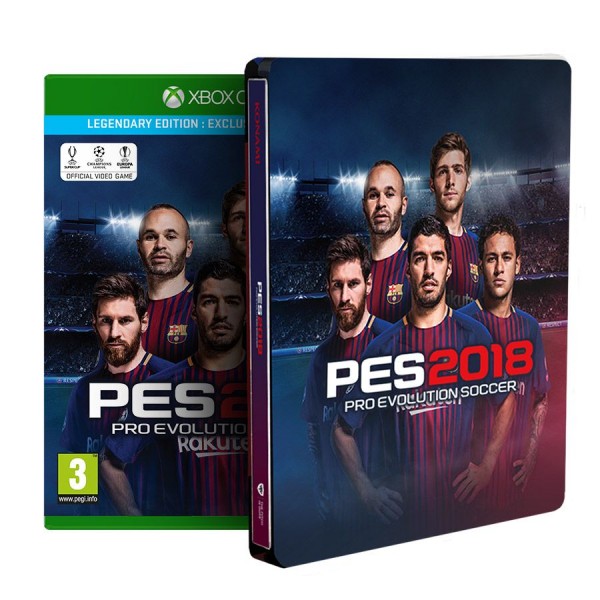 Игра Pro Evolution Soccer 2018 Legendary Edition за Xbox One (безплатна доставка)